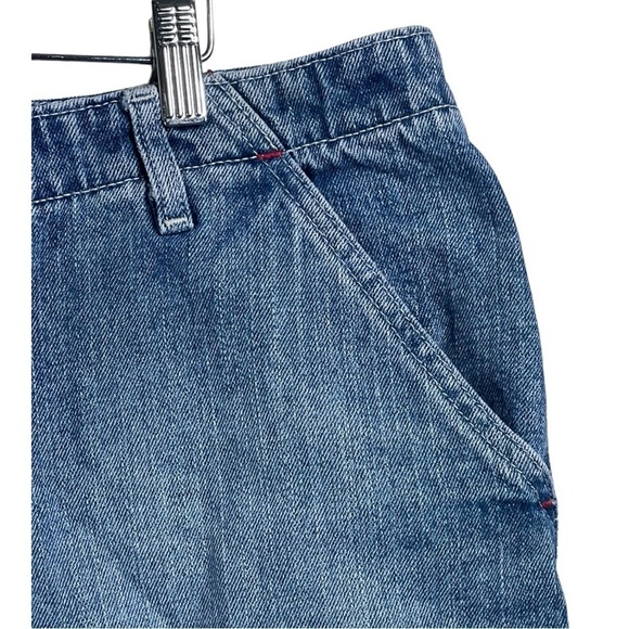 Vintage RL Polo High Waist 4” Denim Deck Shorts Size 14 - Medium Tinted - Picture 3 of 15